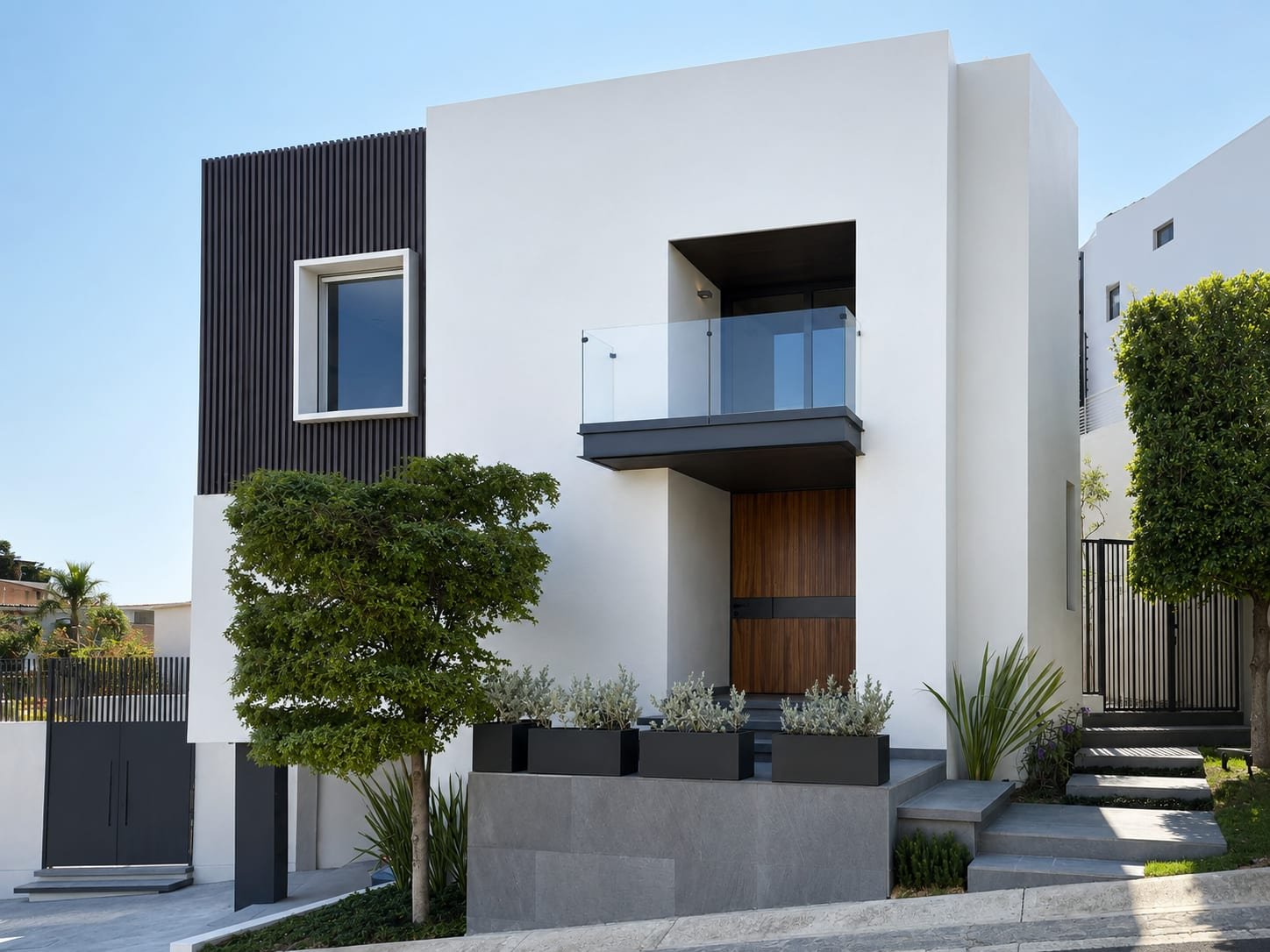 Fachada de Casa La Palma después de la remodelación
